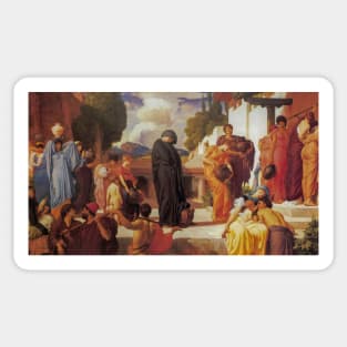 Captive Andromache by Frederic Leighton Sticker